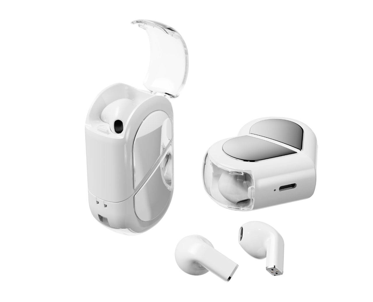 Audífonos Inalámbricos Bluetooth TWS BK520 Corazón