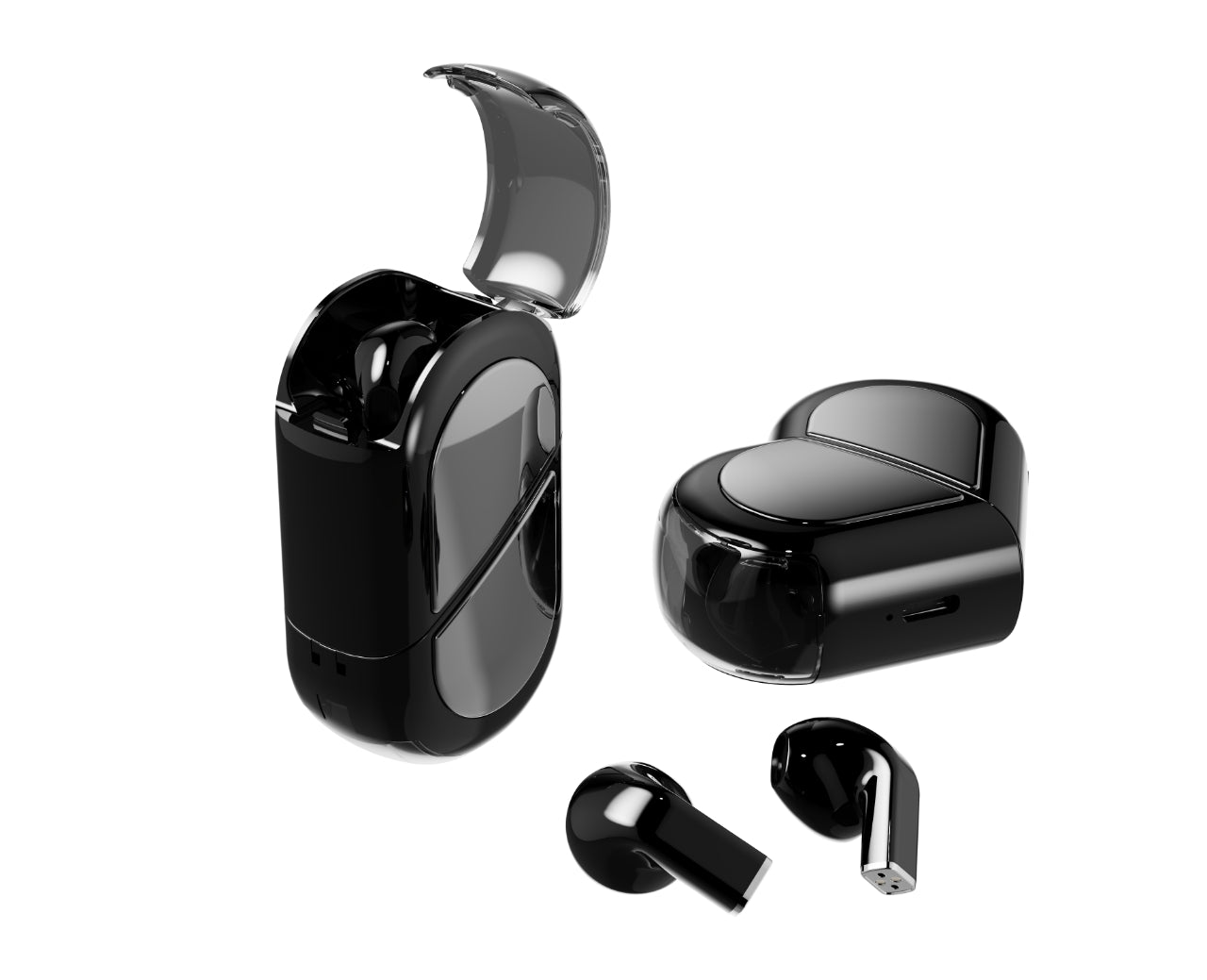 Audífonos Inalámbricos Bluetooth TWS BK520 Corazón