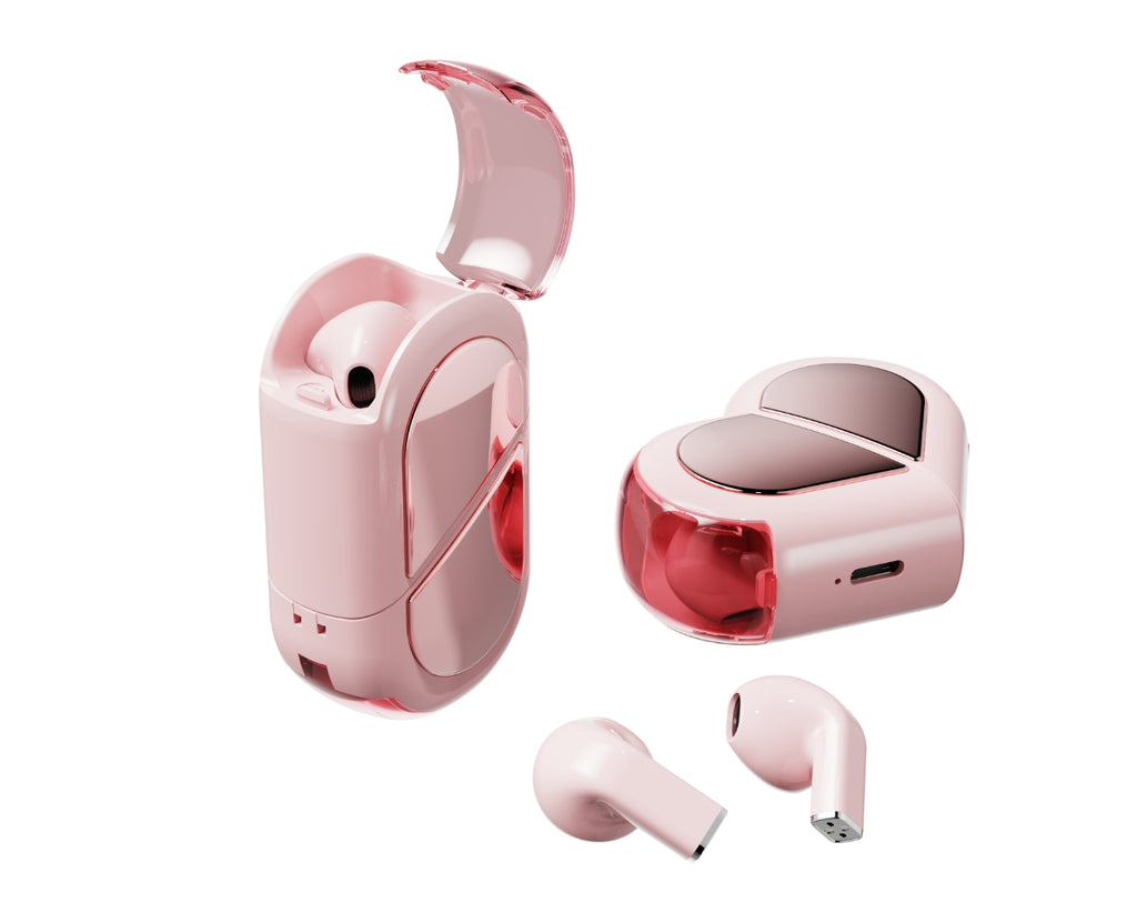 Audífonos Inalámbricos Bluetooth TWS BK520 Corazón